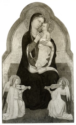 Anonimo — Alegretto Nuzi. Madonna and Child with Angels — insieme